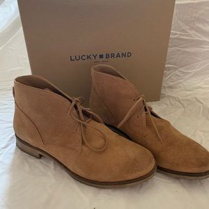 Lucky Brand Suede Booties